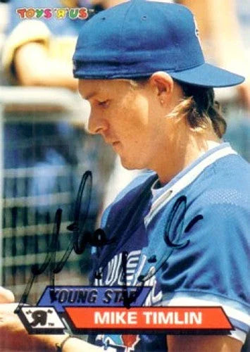 Mike Timlin signed Toronto Blue Jays 1993 Toys R Us card - AutographsForSale.com