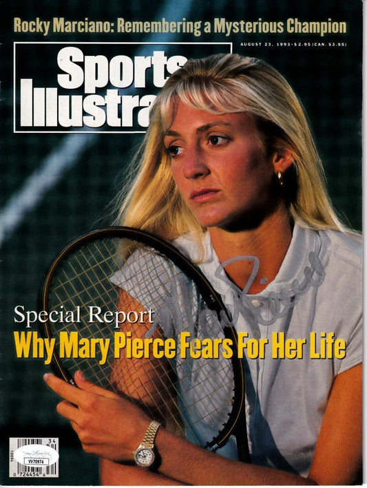 Mary Pierce autographed 1993 Sports Illustrated magazine (rare) JSA - AutographsForSale.com