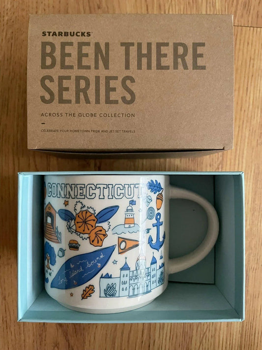 Starbucks 2018 Been There Series Connecticut 14 ounce collector coffee mug NEW - AutographsForSale.com