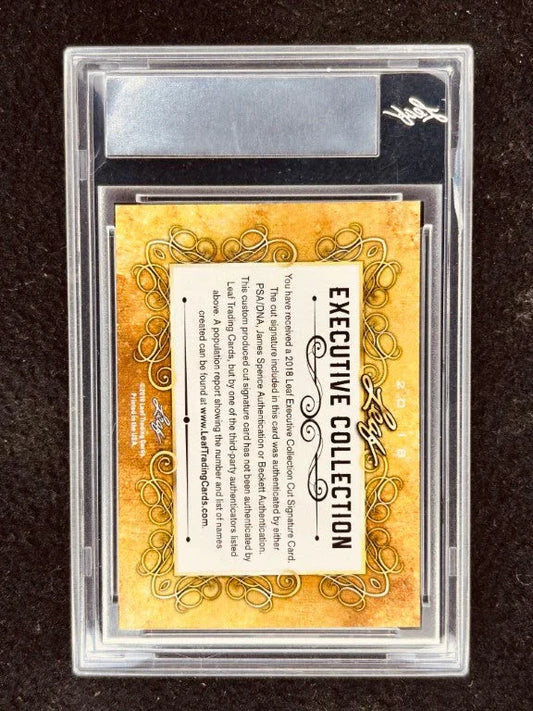 David Koechner 2018 Leaf Masterpiece Cut Signature certified signed card 1/1 JSA Anchorman - AutographsForSale.com