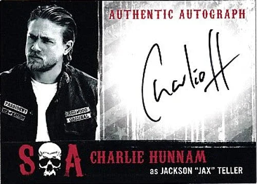 Charlie Hunnam certified autograph Sons of Anarchy 2015 Cryptozoic card CH - AutographsForSale.com