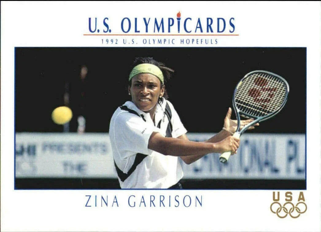 Zina Garrison 1992 US Olympic Hopefuls tennis card - AutographsForSale.com