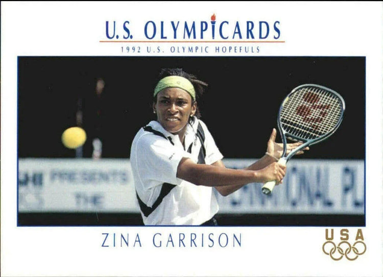 Zina Garrison 1992 US Olympic Hopefuls tennis card - AutographsForSale.com