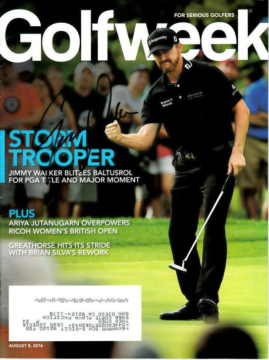 Jimmy Walker signed 2016 PGA Championship Golfweek issue - AutographsForSale.com
