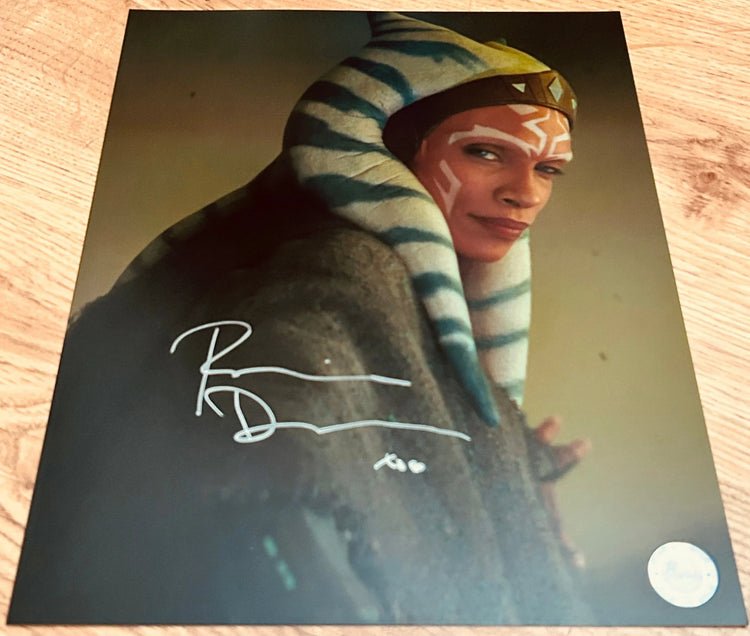 Rosario Dawson signed Ahsoka Tano Star Wars Mandalorian 11x14 photo SWAU - AutographsForSale.com