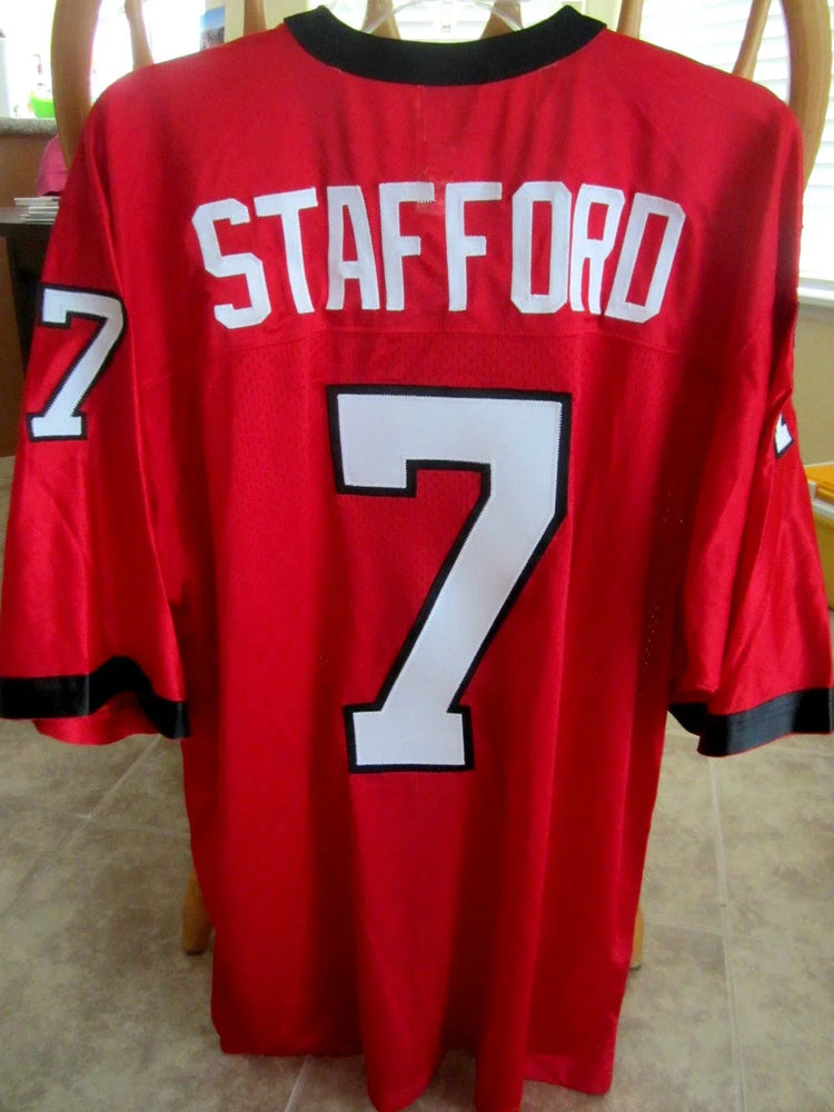 Matthew Stafford Georgia Bulldogs 2007 Nike red jersey NEW - AutographsForSale.com