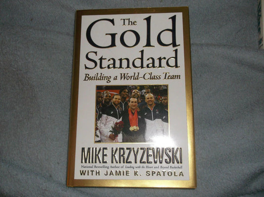 Mike (Coach K) Krzyzewski autographed The Gold standard hardcover 1st edition book - AutographsForSale.com