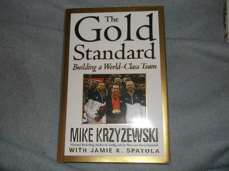 Mike (Coach K) Krzyzewski autographed The Gold standard hardcover 1st edition book - AutographsForSale.com