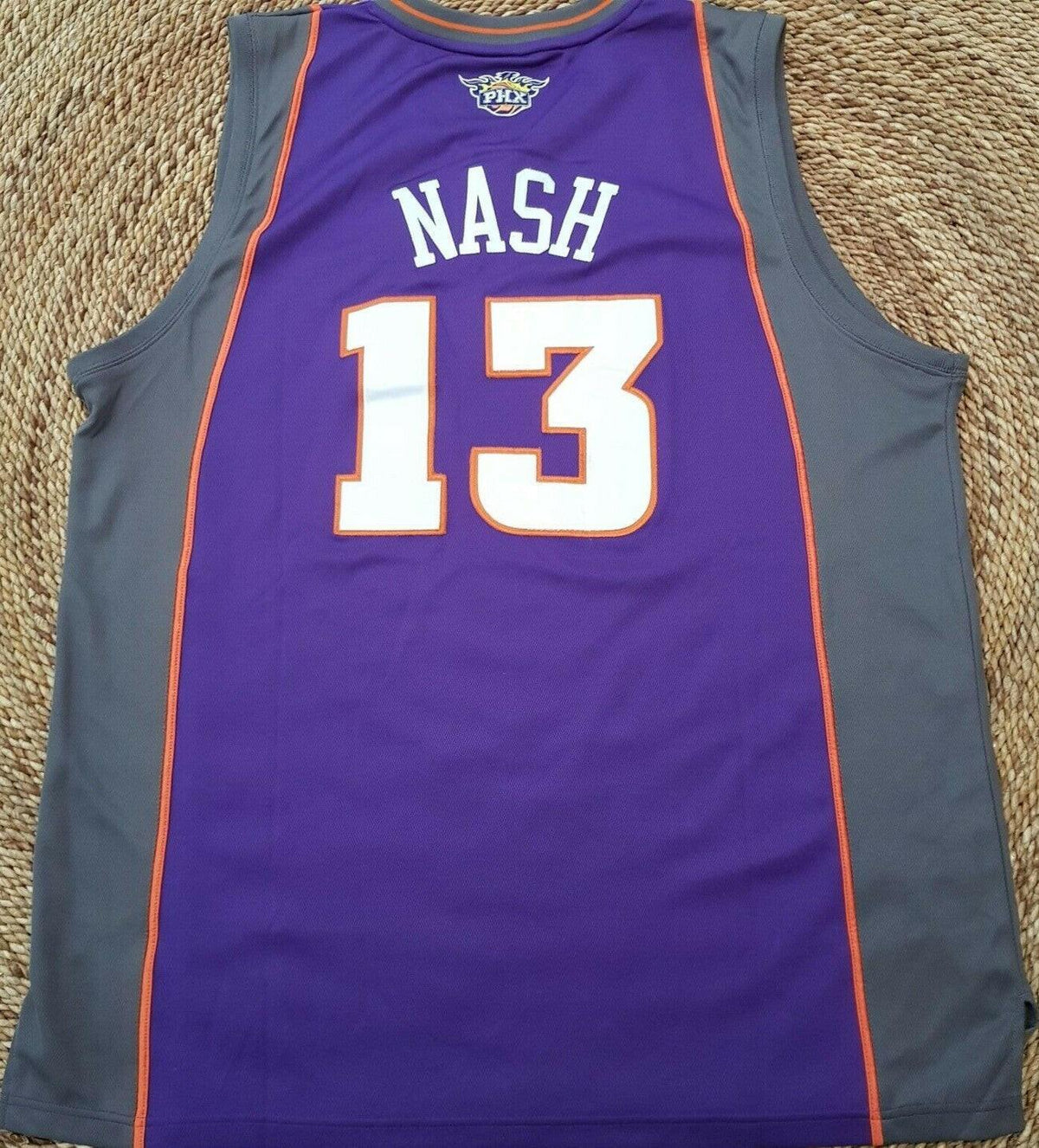Steve Nash Phoenix Suns Reebok purple game model jersey - AutographsForSale.com