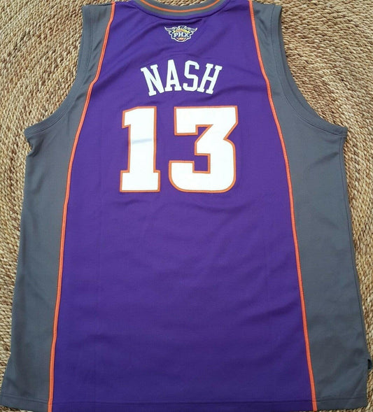 Steve Nash Phoenix Suns 2003-04 2004-05 Reebok purple game model jersey - AutographsForSale.com