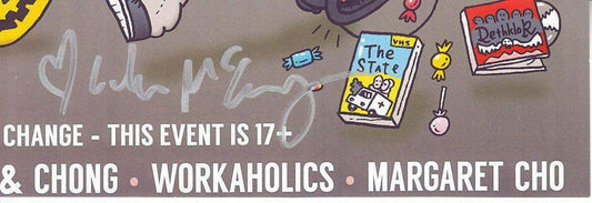 Luke McGarry signed Festival Supreme poster cut fragment - AutographsForSale.com