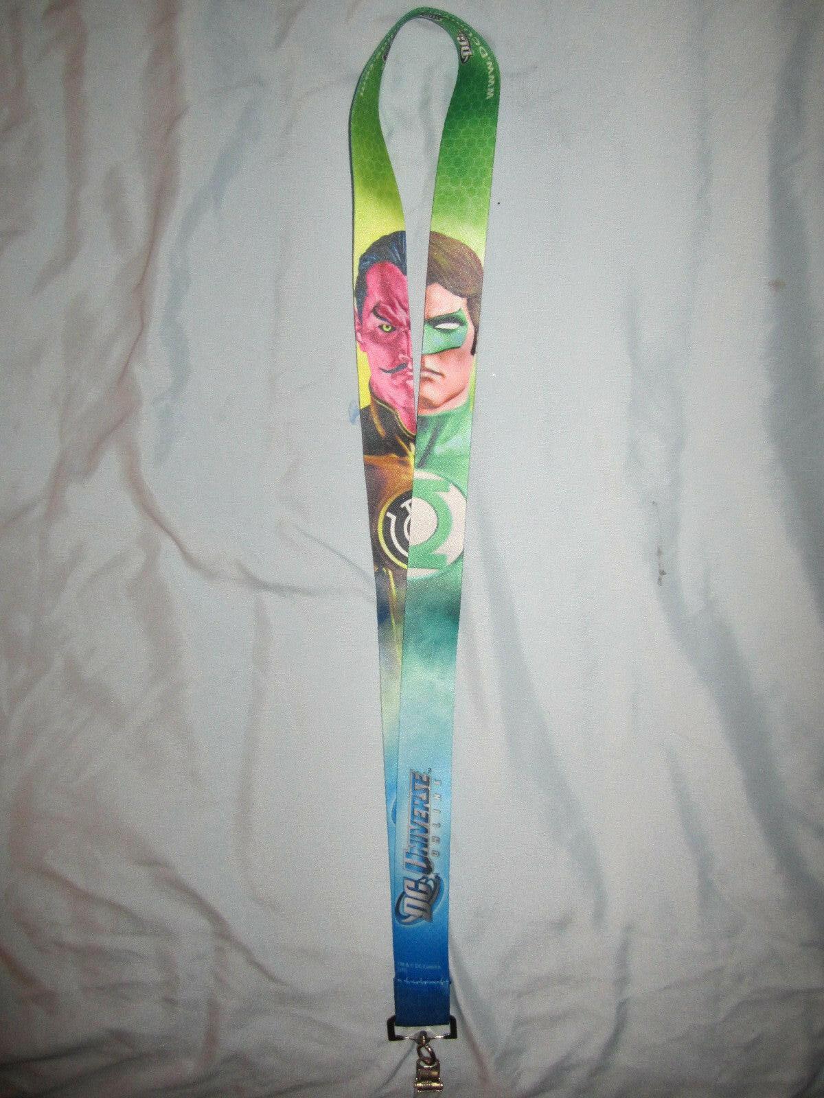 DC Universe Online Sony lanyard Batman Catwoman Green Lantern Sinestro - AutographsForSale.com