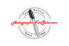 Black and silver marker with glowing 'AutographsForSale.com' text, circular badge background