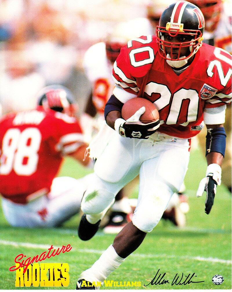Allen Williams signed Maryland Terrapins 8x10 photo card - AutographsForSale.com