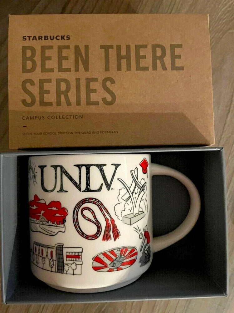 Starbucks 2018 Been There Series UNLV Campus Collection 14 Ounce Collector Coffee Mug New - AutographsForSale.com