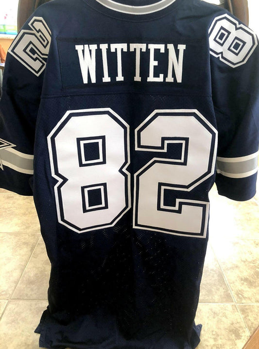 Jason Witten Dallas Cowboys 2003 Rookie Reebok game model blue jersey New - AutographsForSale.com