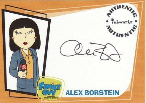 Alex Borstein certified autograph Family Guy Season 1 2005 Inkworks card - AutographsForSale.com
