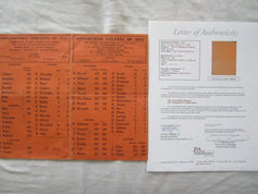 1942 Philadelphia A’s team signed 9x11 roster Connie Mack Al Simmons JSA - AutographsForSale.com