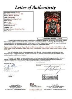 Mayans MC cast autographed 2019 Comic-Con poster Sarah Bolger Clayton cardenas Edward James Olmos J.D. Pardo JSA - AutographsForSale.com