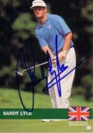 Sandy Lyle autographed 1992 Pro Set golf card - AutographsForSale.com
