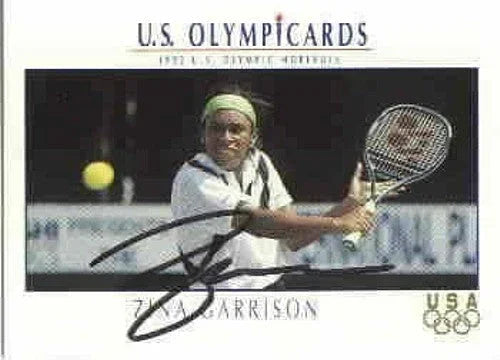 Zina Garrison autographed 1992 U.S. Olympic Hopefuls tennis card - AutographsForSale.com