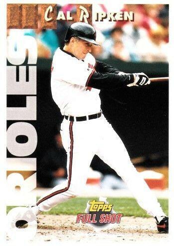 Cal Ripken Orioles 1993 Topps Full Shot jumbo insert card - AutographsForSale.com