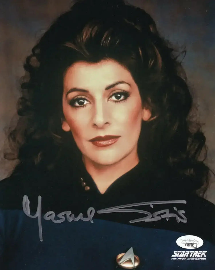 Marina Sirtis autographed Star Trek The Next Generation 8x10 photo JSA - AutographsForSale.com