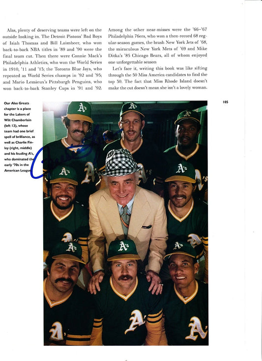 Rollie Fingers autographed Oakland A’s magazine photo - AutographsForSale.com