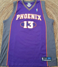 Steve Nash Phoenix Suns Reebok purple game model jersey - AutographsForSale.com