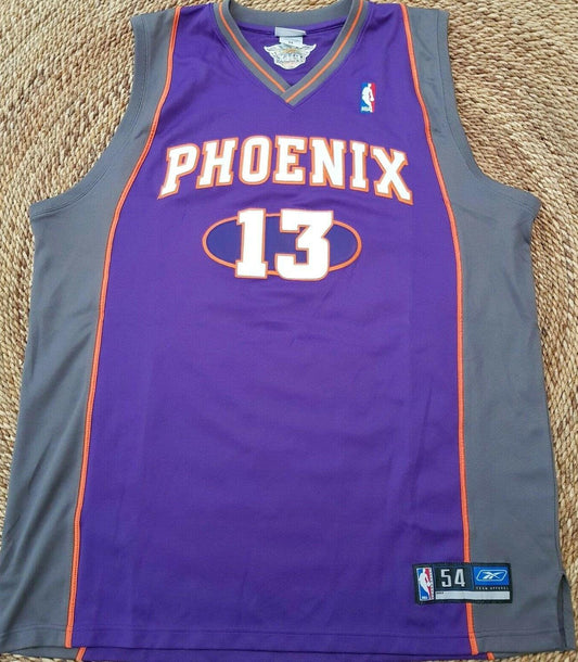 Steve Nash Phoenix Suns 2003-04 2004-05 Reebok purple game model jersey - AutographsForSale.com