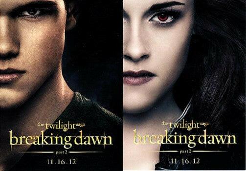 Twilight Breaking Dawn Part 2 movie 2012 SDCC Bella & Jacob cards - AutographsForSale.com