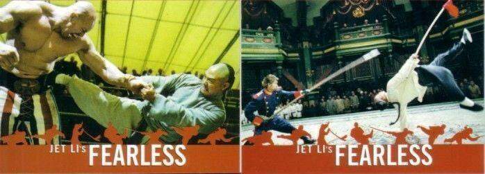 Fearless movie 2006 SDCC partial 2 promo card set (Jet Li) - AutographsForSale.com