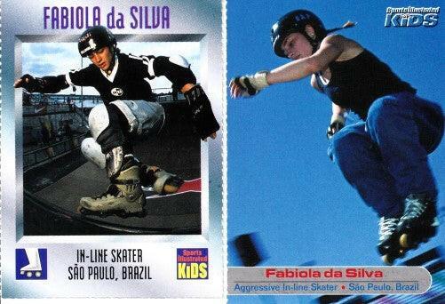 Fabiola Da Silva 1997 SI for Kids Vert Skater RC & 2001 card - AutographsForSale.com