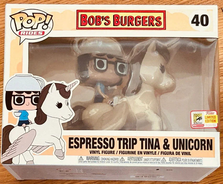 Espresso Trip Tina Bob’s Burgers 2018 Comic-Con Funko Pop Rides - AutographsForSale.com