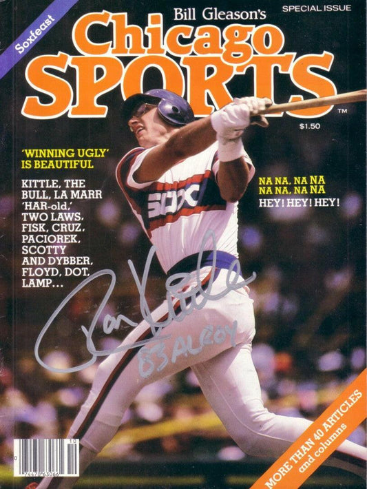 Ron Kittle signed White Sox 1983 Chicago Sports magazine w/ 83 AL ROY - AutographsForSale.com