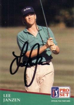 Lee Janzen autographed 1991 Pro Set golf card - AutographsForSale.com