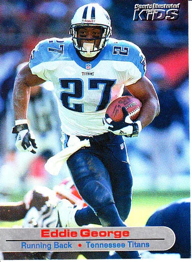 Eddie George Tennessee Titans 2001 SI for Kids card - AutographsForSale.com