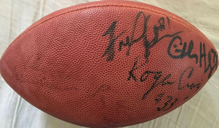 Jerry Rice Roger Craig Fred Dean Charles Haley Dwight Hicks Keena Turner (49ers) signed NFL football JSA - AutographsForSale.com