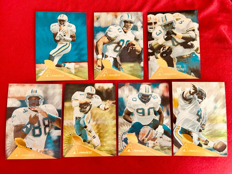 Dolphins 1994 Pinnacle Trophy Collection partial team set Irving Fryar Keith Jackson OJ McDuffie - AutographsForSale.com