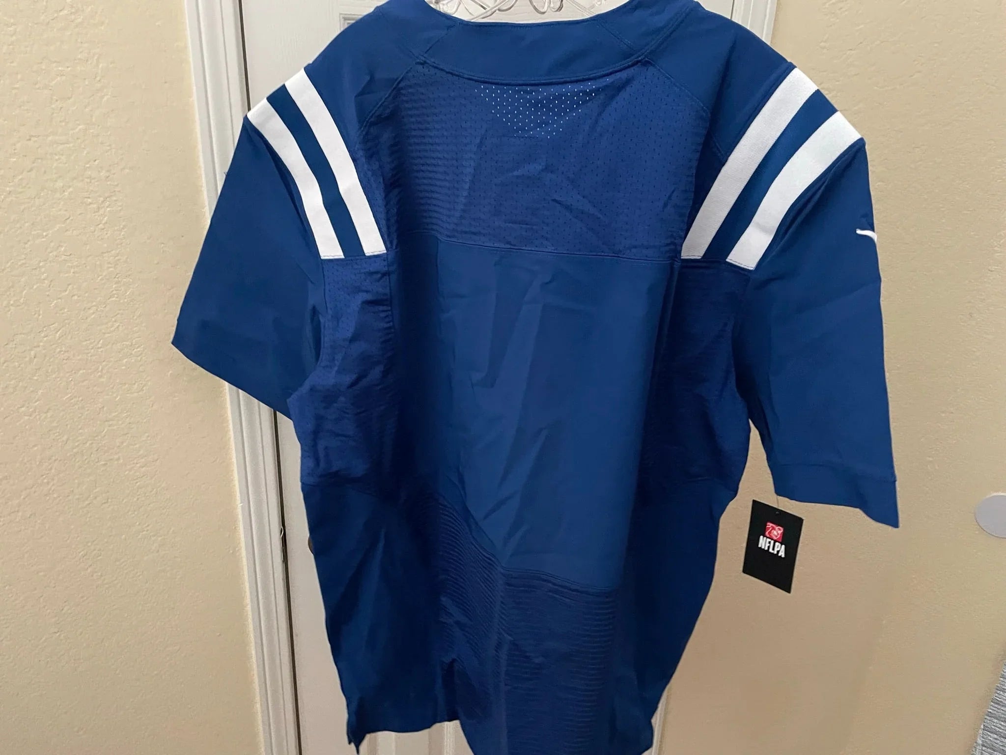 Indianapolis Colts 2012 to 2018 Nike Elite game model blue jersey BLANK NEW - AutographsForSale.com