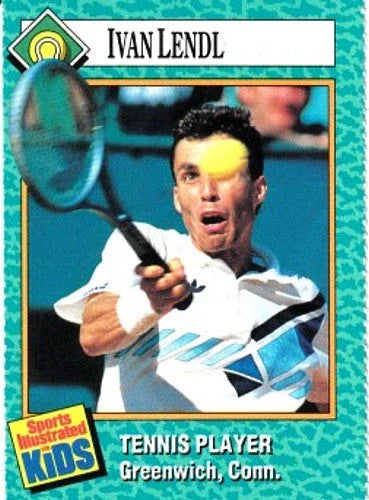 Ivan Lendl 1989 Sports Illustrated for Kids tennis card - AutographsForSale.com