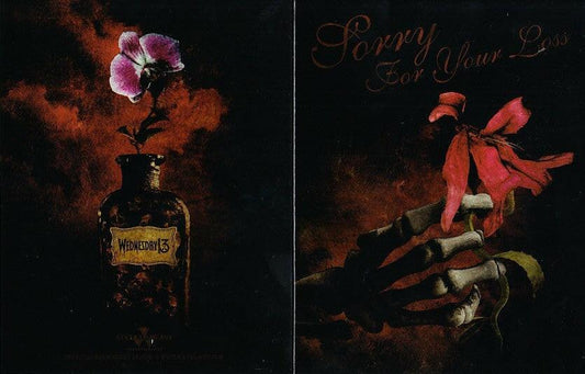 Wednesday 13 autographed Condolences album 2018 promotional card - AutographsForSale.com