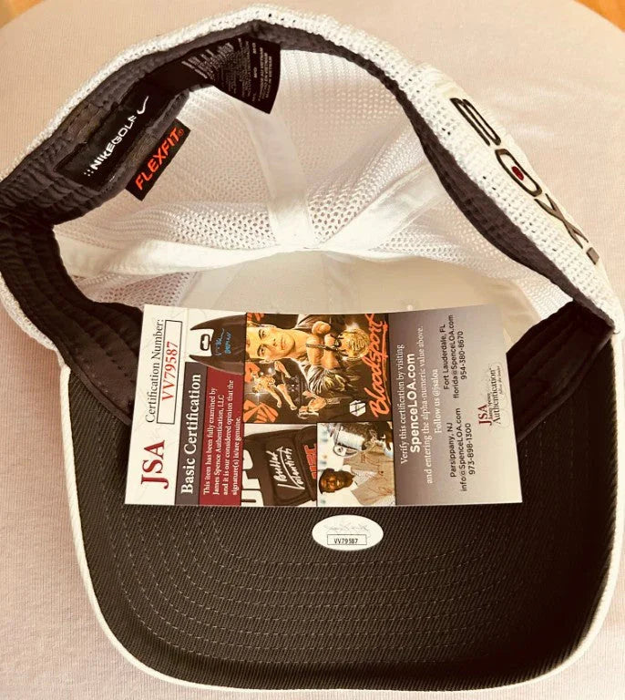 Rory McIlroy autographed white Nike golf cap or hat JSA - AutographsForSale.com