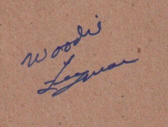 Woodie Fryman autograph On Plain card Expos Phillies - AutographsForSale.com