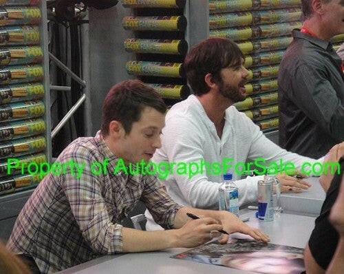 Wilfred Cast signed 2011 SDCC poster framed Jason Gann Elijah Wood JSA - AutographsForSale.com