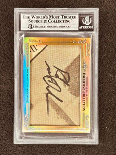 Mike Eruzione Rob McClanahan 2013 Leaf Masterpiece Cut Signature card 1/1 Miracle on Ice JSA - AutographsForSale.com