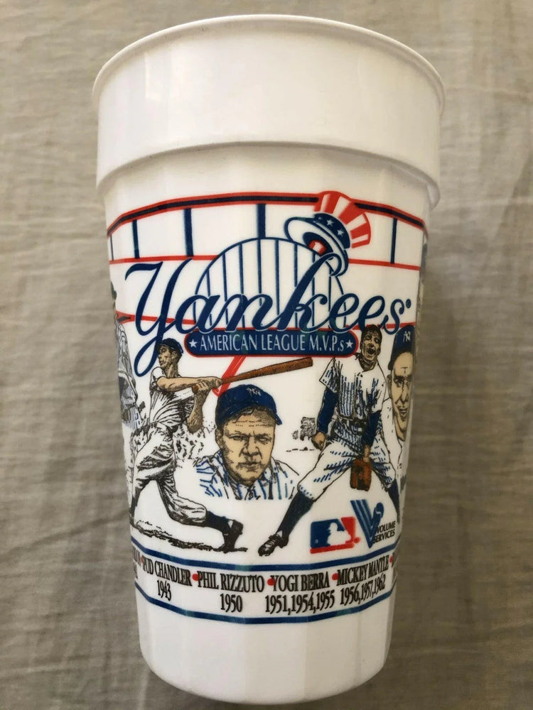 NY Yankees American League MVPs early 2000s plastic cup - AutographsForSale.com