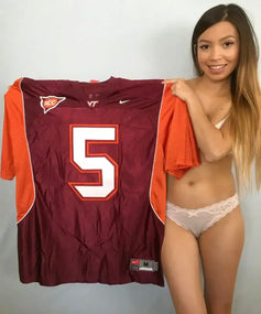 Tyrod Taylor Virginia Tech Hokies Nike 2008 2009 jersey NEW - AutographsForSale.com