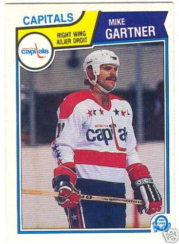 Mike Gartner Washington Capitals 1983-84 OPC card #369 - AutographsForSale.com