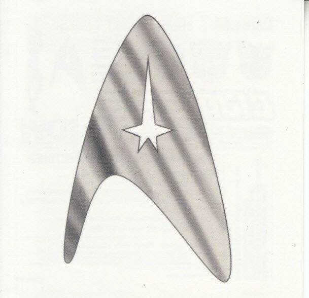Star Trek emblem 2012 Comic-Con IDW 3x3 temporary tattoo - AutographsForSale.com